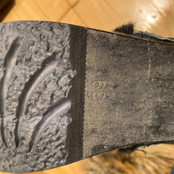 No6 Shearling lace up boot - Picture 5 of 6